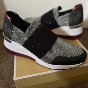 Michael Kors Glitter Chain Mesh Trainer